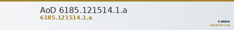 AoD 6185.121514.1.a — CANOA