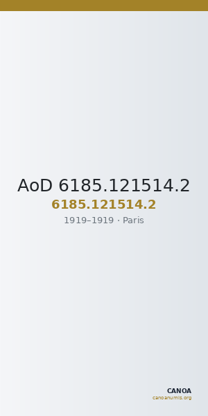 AoD 6185.121514.2 — CANOA
