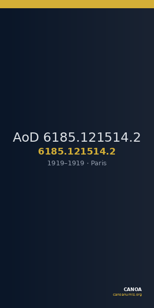 AoD 6185.121514.2 — CANOA