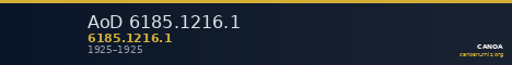 AoD 6185.1216.1 — CANOA