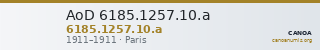 AoD 6185.1257.10.a — CANOA