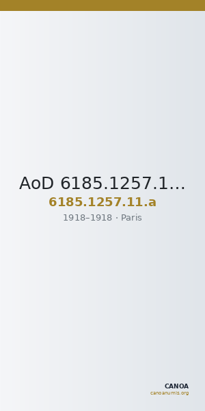AoD 6185.1257.11.a — CANOA