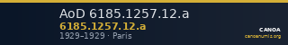 AoD 6185.1257.12.a — CANOA