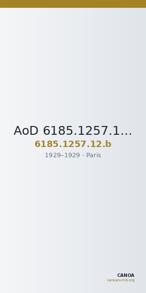 AoD 6185.1257.12.b — CANOA