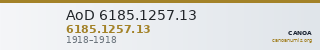 AoD 6185.1257.13 — CANOA
