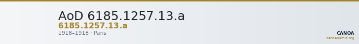 AoD 6185.1257.13.a — CANOA