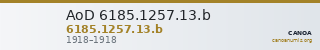 AoD 6185.1257.13.b — CANOA