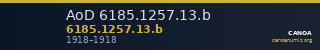 AoD 6185.1257.13.b — CANOA