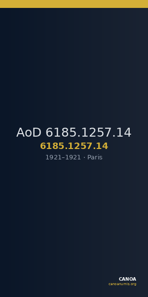 AoD 6185.1257.14 — CANOA