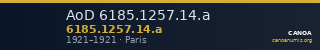 AoD 6185.1257.14.a — CANOA
