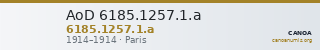 AoD 6185.1257.1.a — CANOA