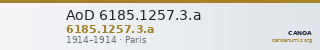 AoD 6185.1257.3.a — CANOA