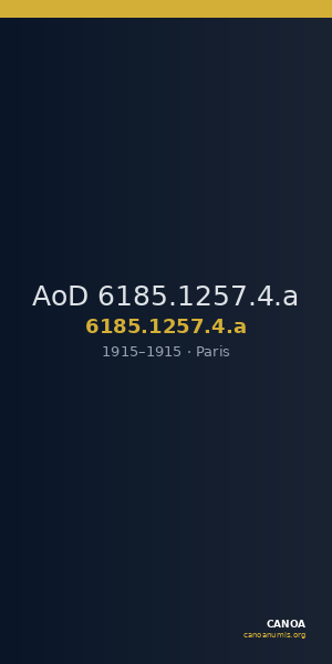 AoD 6185.1257.4.a — CANOA
