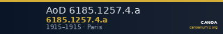 AoD 6185.1257.4.a — CANOA