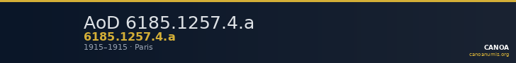 AoD 6185.1257.4.a — CANOA