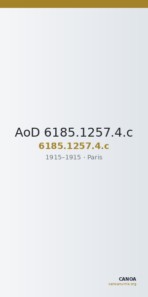 AoD 6185.1257.4.c — CANOA