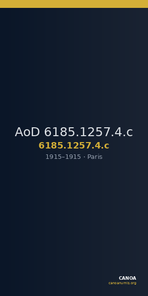 AoD 6185.1257.4.c — CANOA