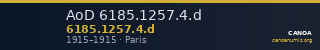 AoD 6185.1257.4.d — CANOA