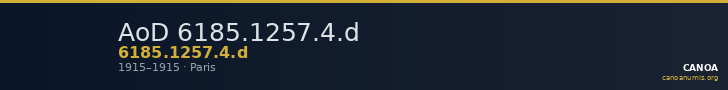 AoD 6185.1257.4.d — CANOA