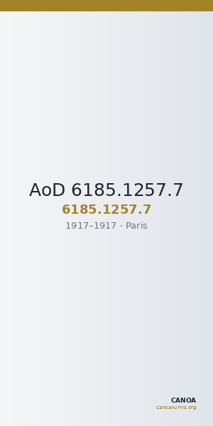 AoD 6185.1257.7 — CANOA