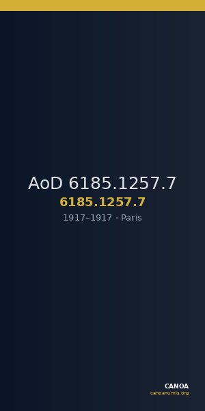 AoD 6185.1257.7 — CANOA