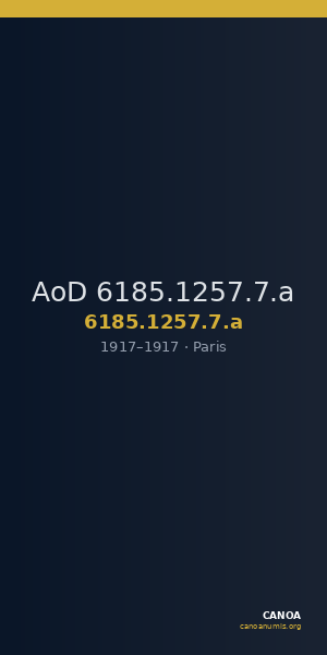 AoD 6185.1257.7.a — CANOA