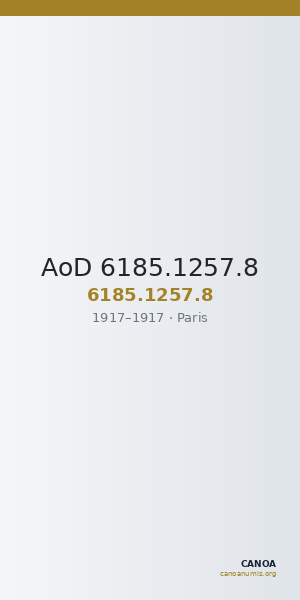 AoD 6185.1257.8 — CANOA