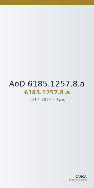 AoD 6185.1257.8.a — CANOA