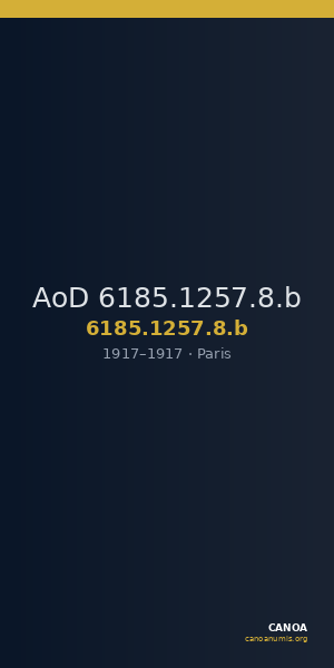 AoD 6185.1257.8.b — CANOA