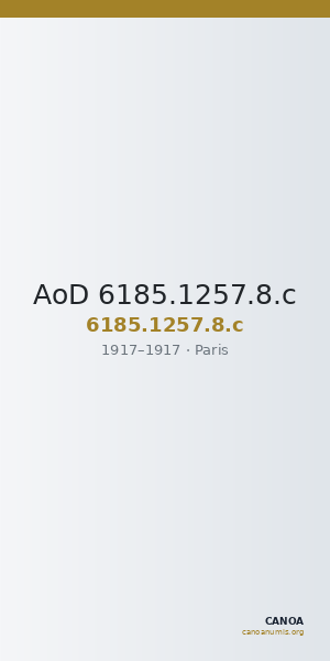 AoD 6185.1257.8.c — CANOA