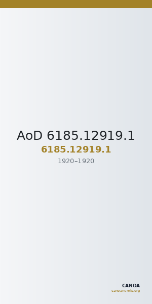 AoD 6185.12919.1 — CANOA