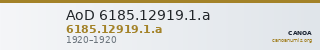 AoD 6185.12919.1.a — CANOA