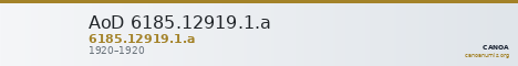 AoD 6185.12919.1.a — CANOA