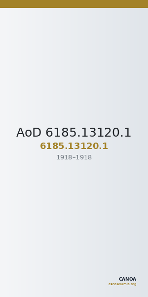 AoD 6185.13120.1 — CANOA