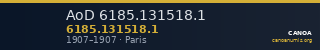 AoD 6185.131518.1 — CANOA