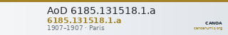 AoD 6185.131518.1.a — CANOA