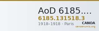 AoD 6185.131518.3 — CANOA