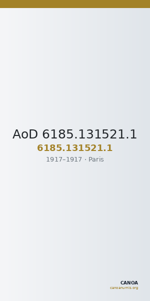 AoD 6185.131521.1 — CANOA