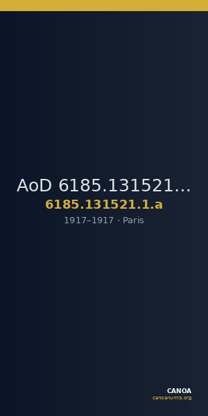 AoD 6185.131521.1.a — CANOA