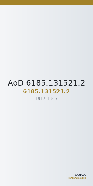 AoD 6185.131521.2 — CANOA