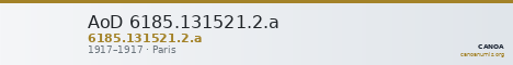 AoD 6185.131521.2.a — CANOA