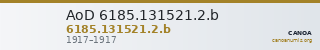 AoD 6185.131521.2.b — CANOA