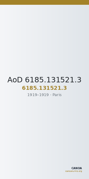 AoD 6185.131521.3 — CANOA