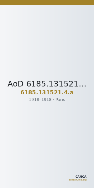 AoD 6185.131521.4.a — CANOA