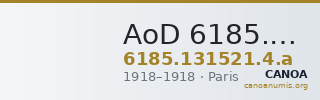 AoD 6185.131521.4.a — CANOA