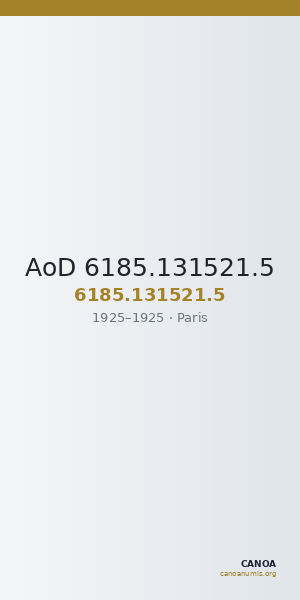 AoD 6185.131521.5 — CANOA