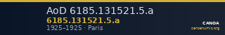 AoD 6185.131521.5.a — CANOA