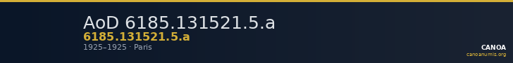 AoD 6185.131521.5.a — CANOA