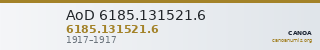 AoD 6185.131521.6 — CANOA