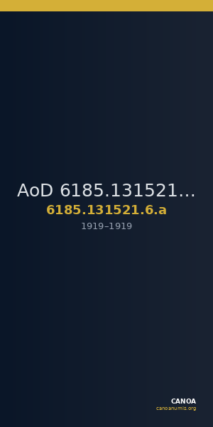 AoD 6185.131521.6.a — CANOA